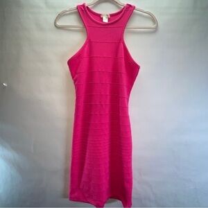 HOT pink bodycon dress